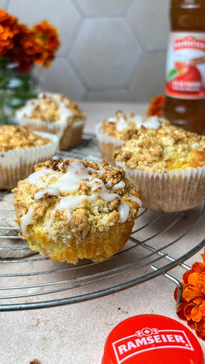 Apfelmuffins mit Streuseln 
