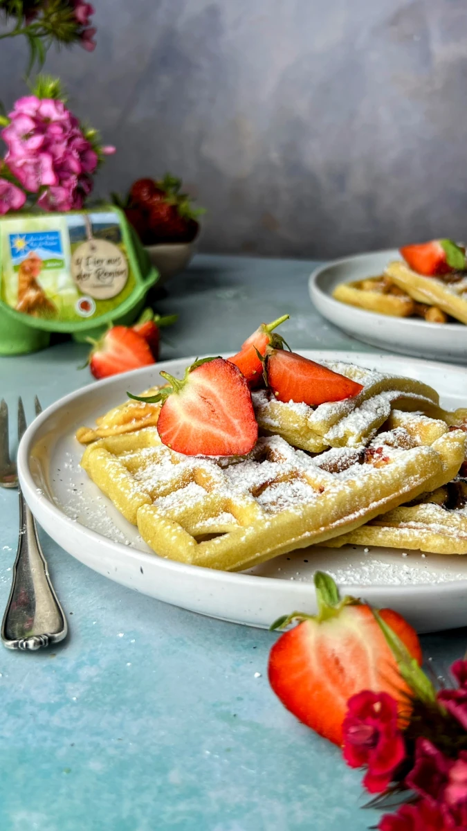 Erdbeerwaffeln 