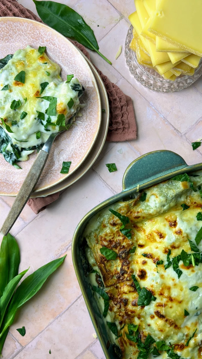 Raclette-Bärlauch Lasagne 