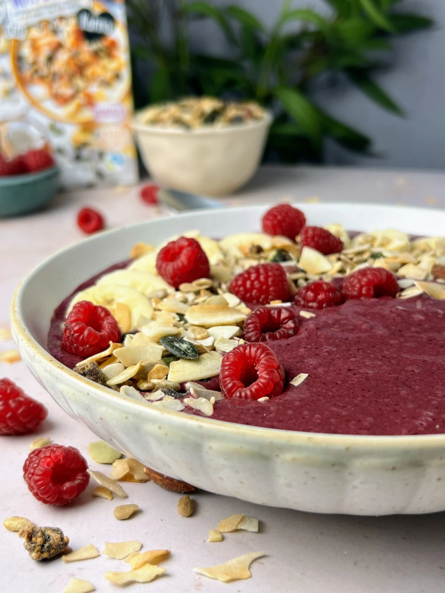 Blaubeer-Smoothie Bowl