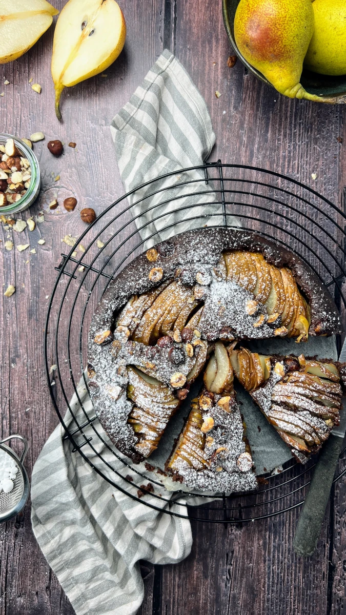 Birnen-Schokokuchen 