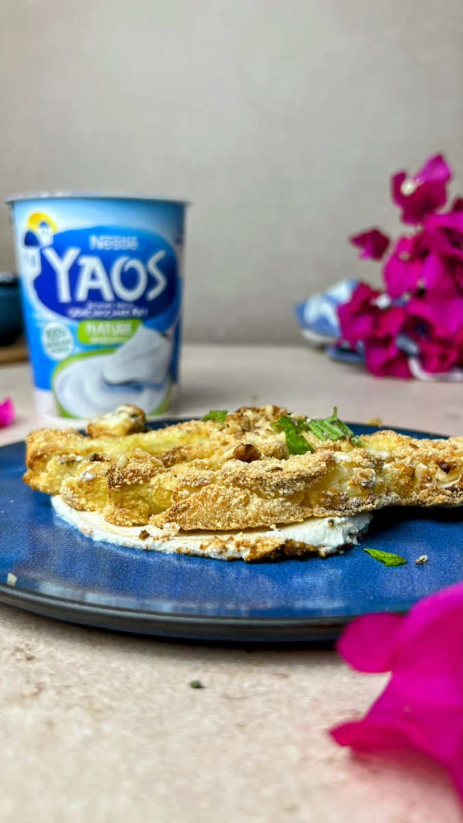 YAOS-Blumenkohl-Schnitzel mit Labneh 