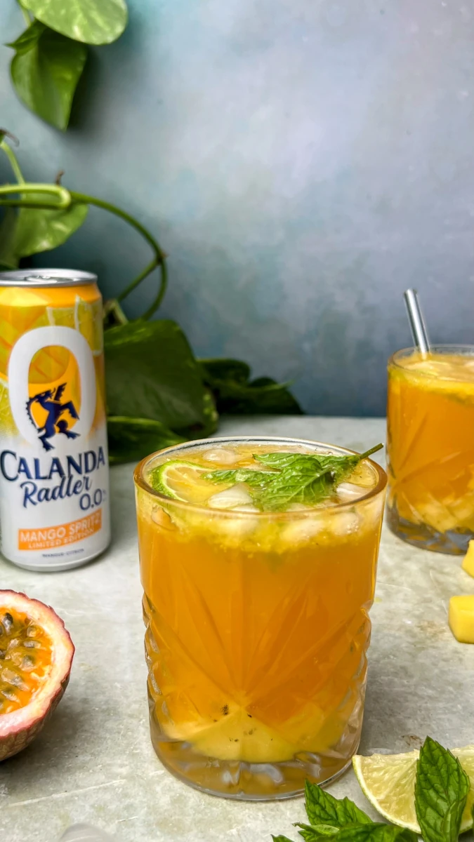 Calanda Mango-Passionsfrucht Spritz 