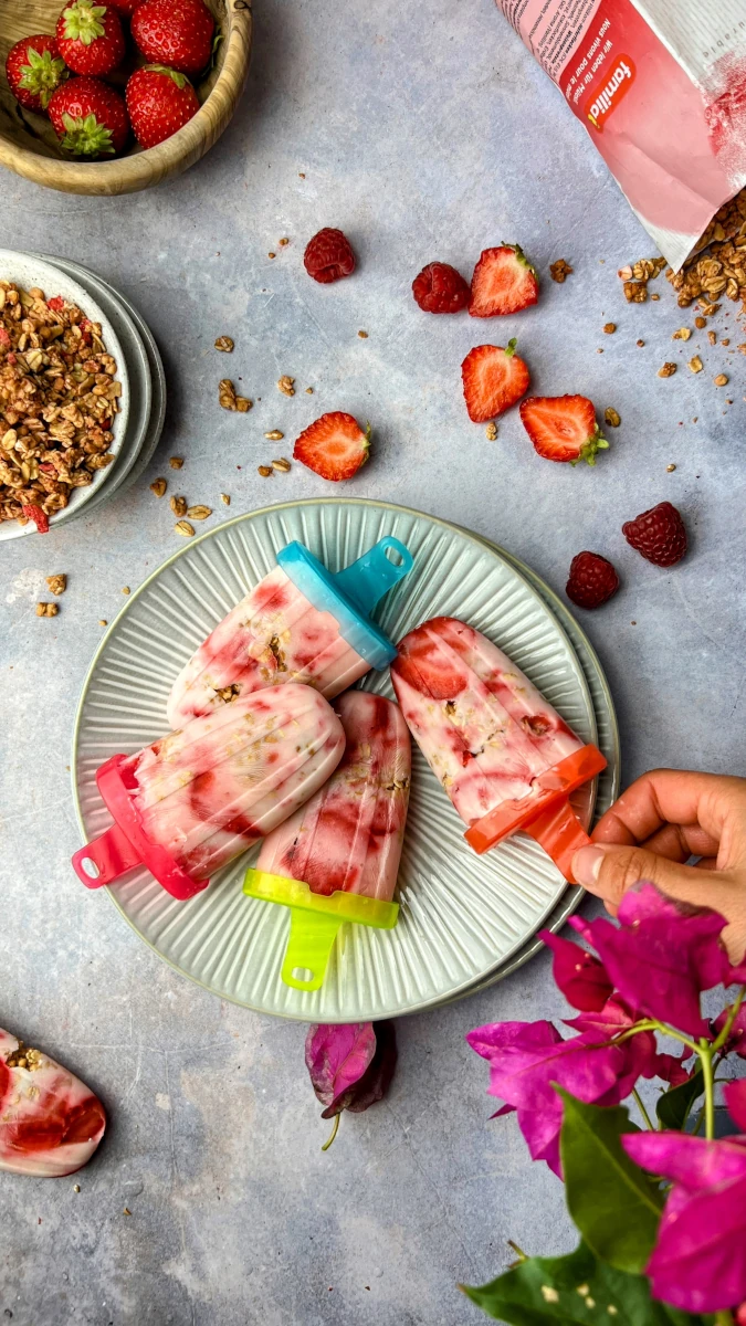 Müesli-Popsicles 