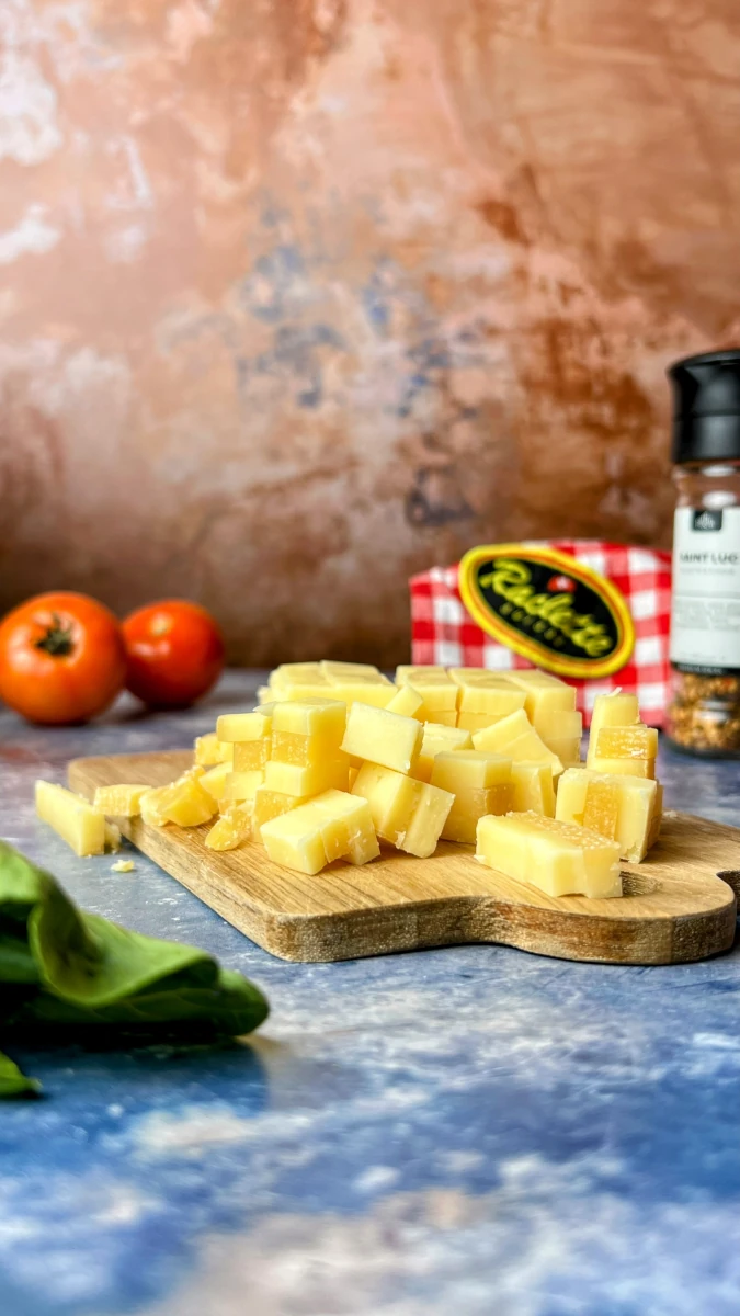 Loaded Fries mit Raclettesauce 