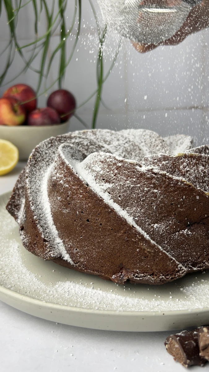 Apfel-Schokoladen Gugelhopf 