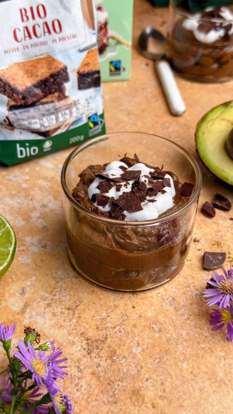Healthy Avocado Schokoladenmousse 