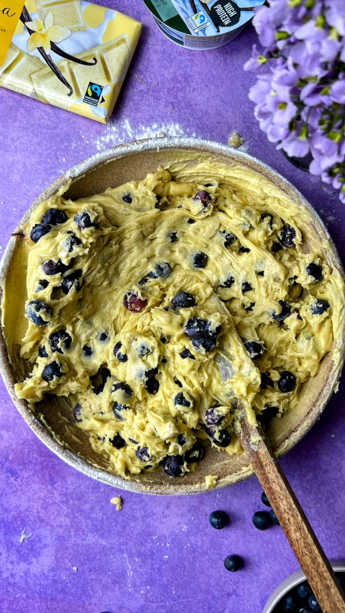 Blaubeer Blondies 
