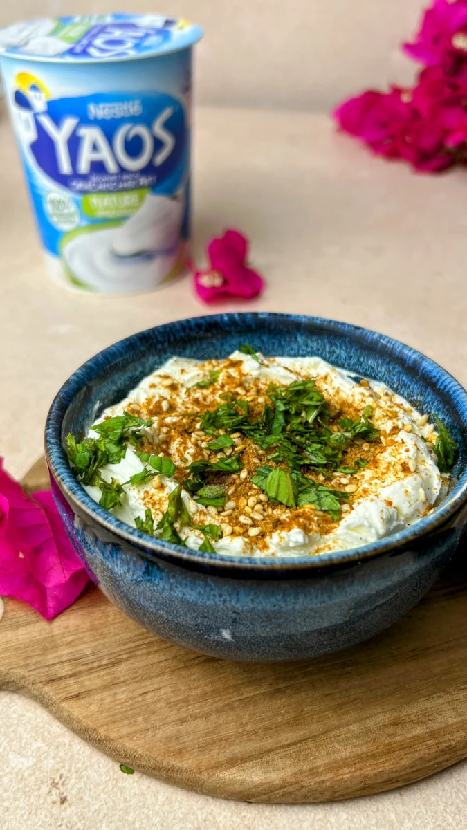 YAOS-Blumenkohl-Schnitzel mit Labneh YAOS-Blumenkohl-Schnitzel mit Labneh
