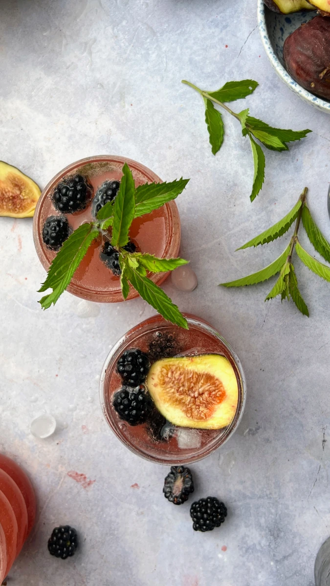 Feigen-Brombeer Mojito 