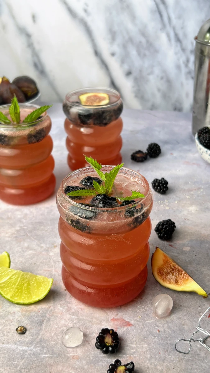 Brombeer-Feigen Drink Brombeer-Feigen Drink