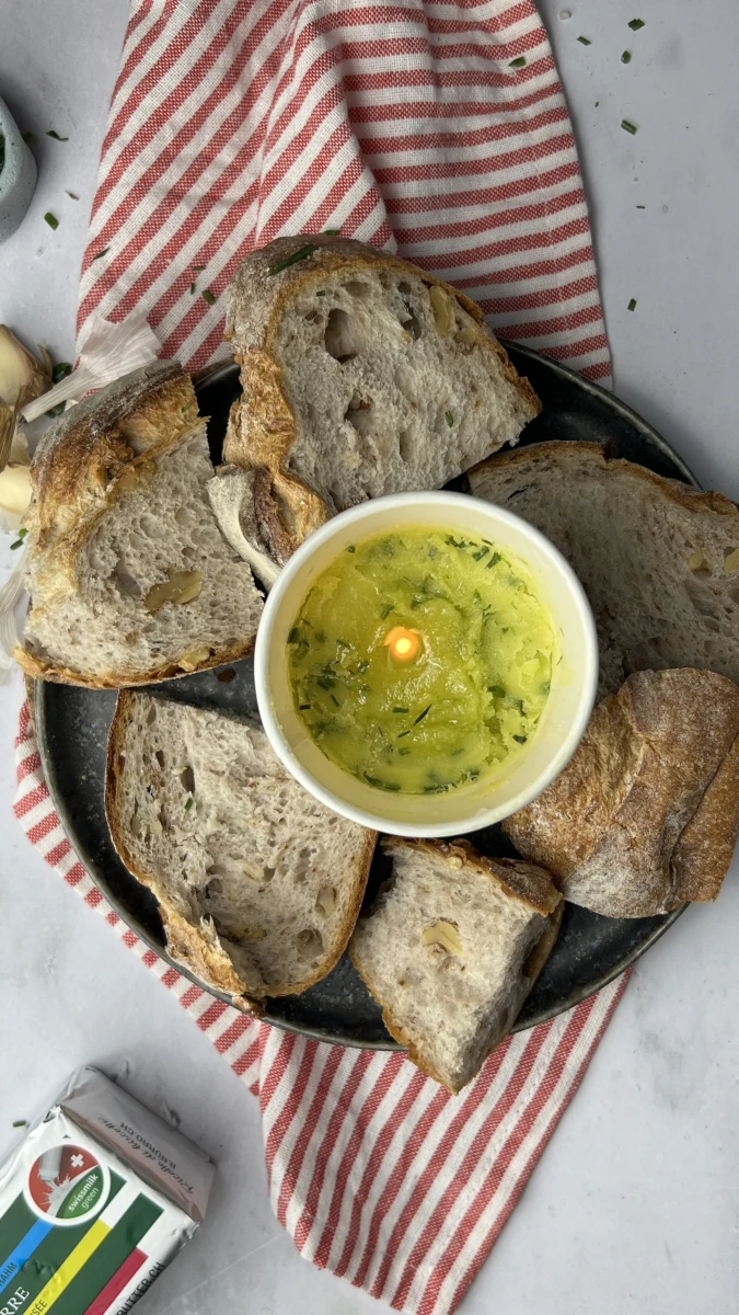 Kräuter Knoblauch-Butter-Kerzen 