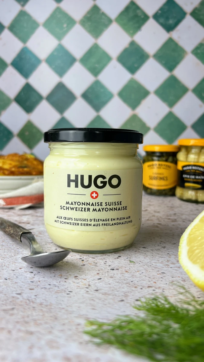 vegetarische Fischknusperli mit Kapern-Dip