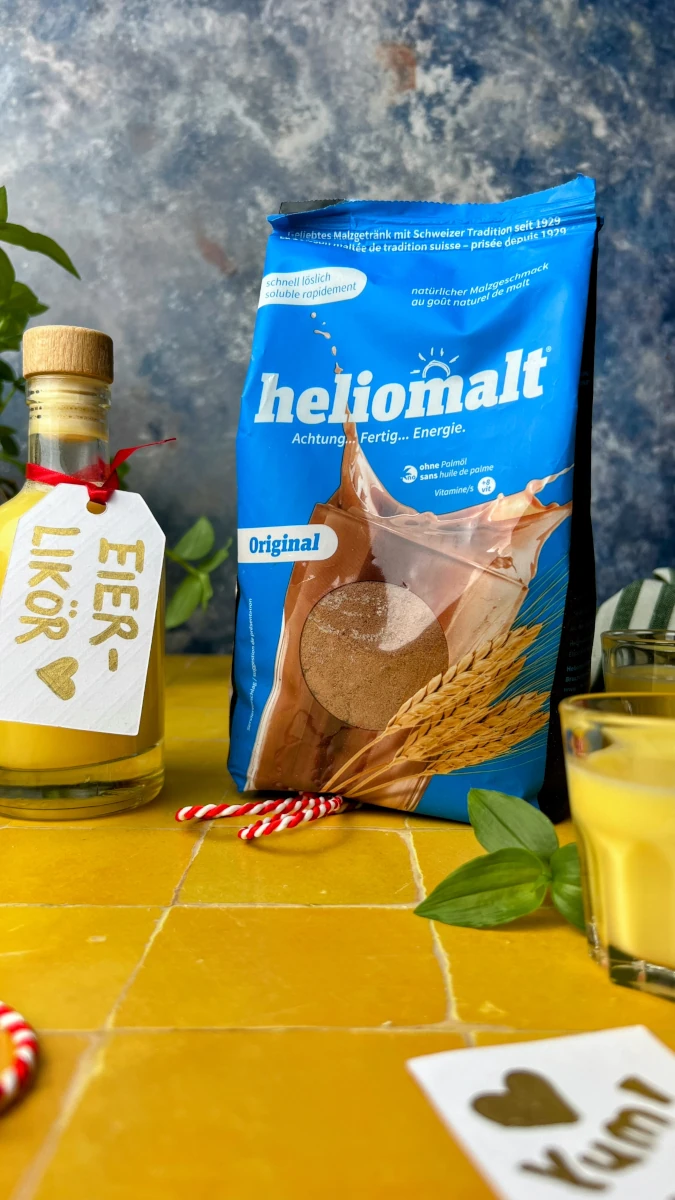 Eierlikör-Lumumba mit Heliomalt 