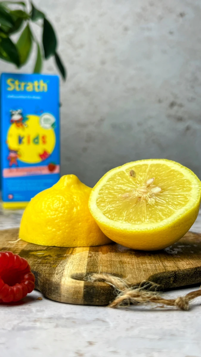 leichtes Himbeer Mousse mit Strath Kids Himbeere leichtes Himbeer Mousse mit Strath Kids Himbeere