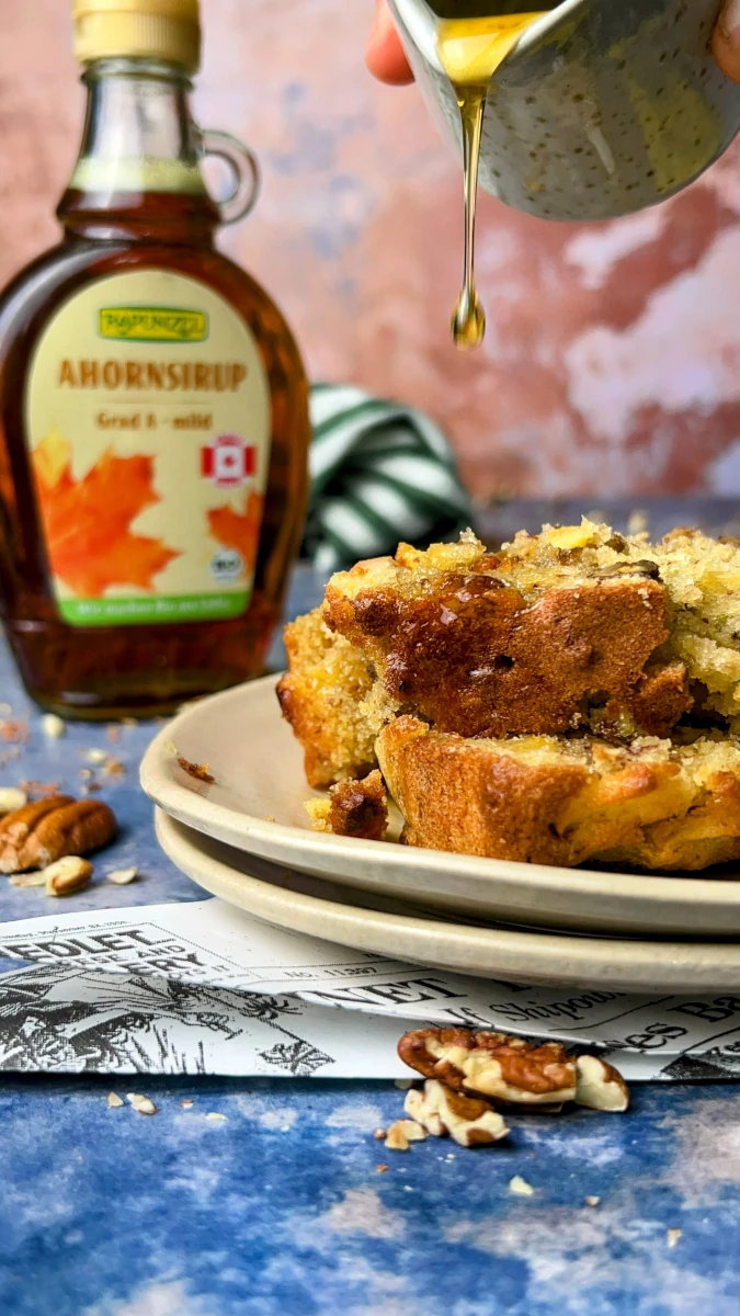 Ahornsirup-Pecan Cake 