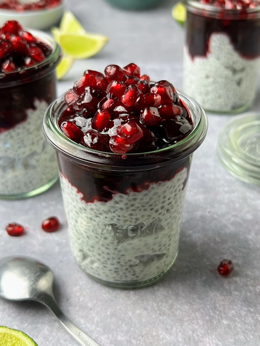 Berry-Coconut Chia Pudding 