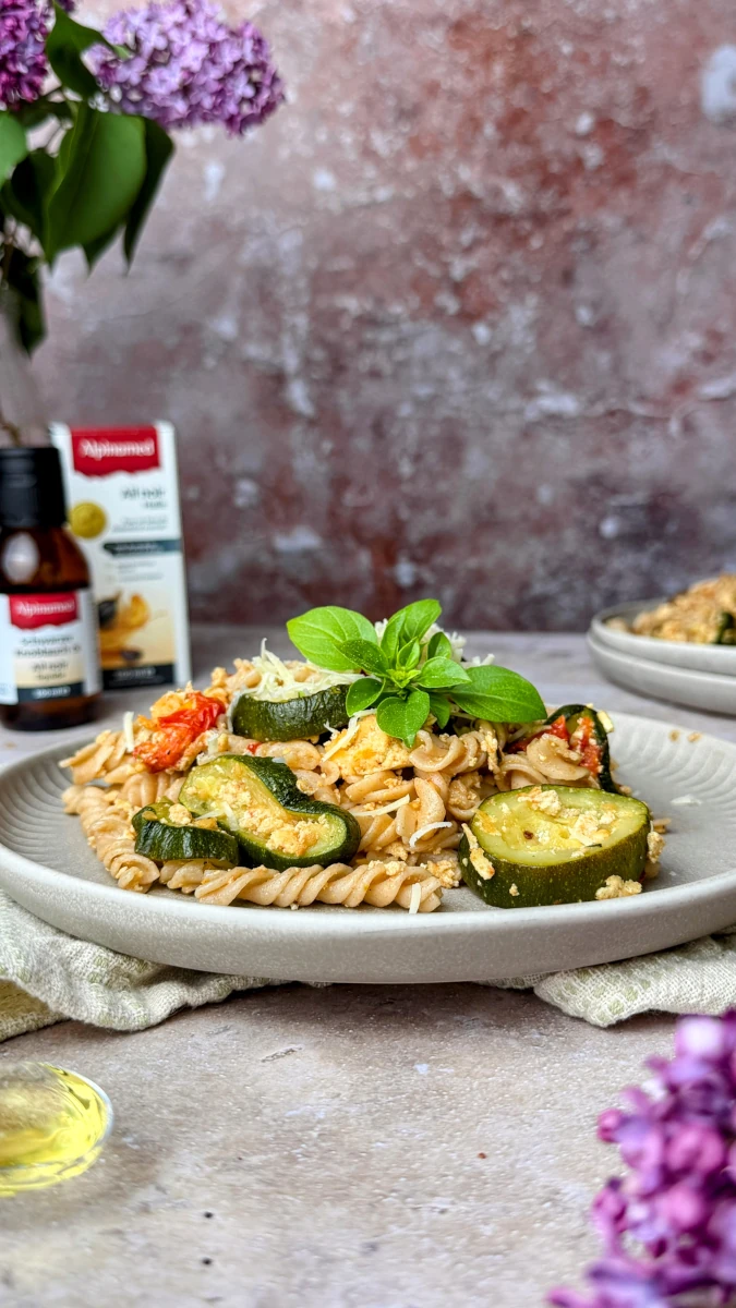 High Protein Ofengemüse mit Pasta