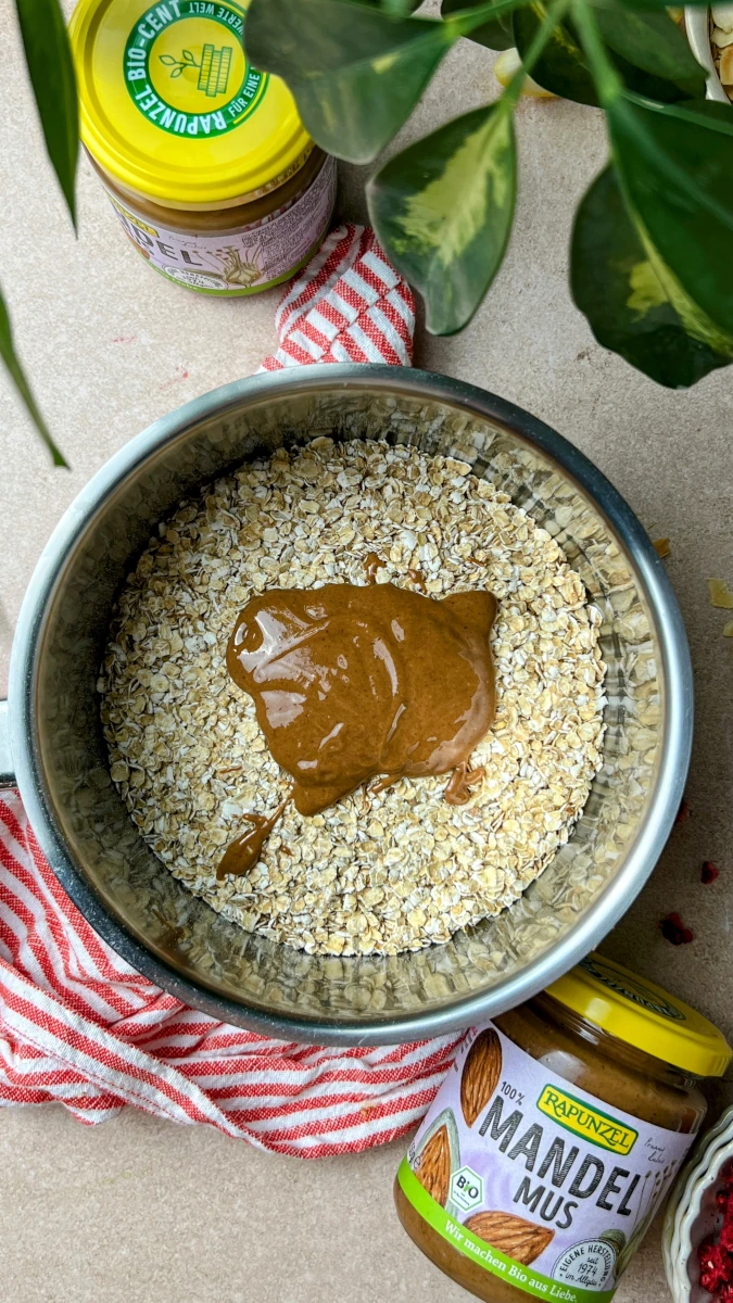 cremige Hot Berry Porridge 