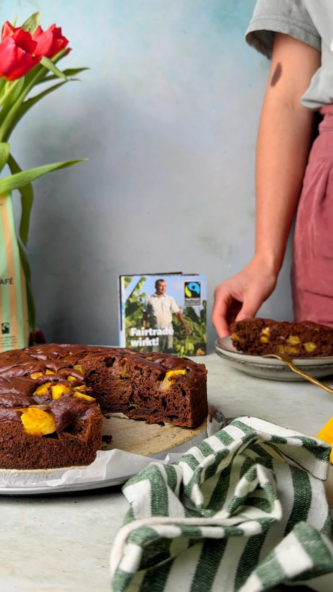 gesunder Mangokuchen 