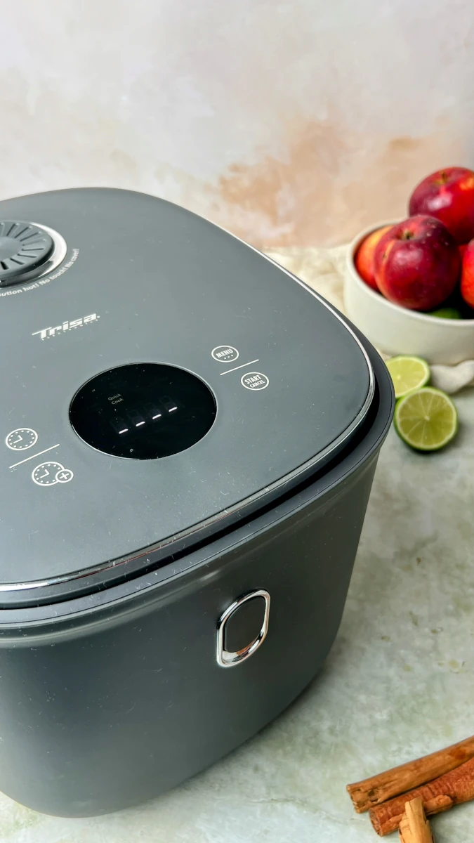 Vanille-Apfel High-Protein Milchreis aus dem Reiskocher