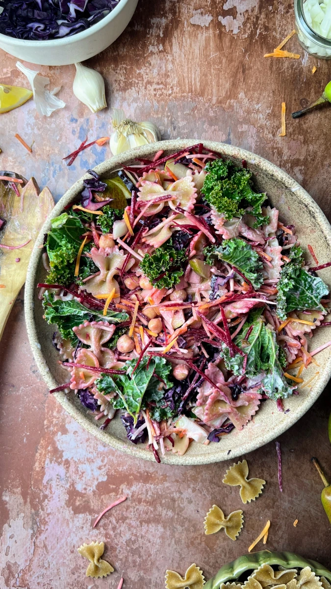 Winterlicher Pasta-Salat