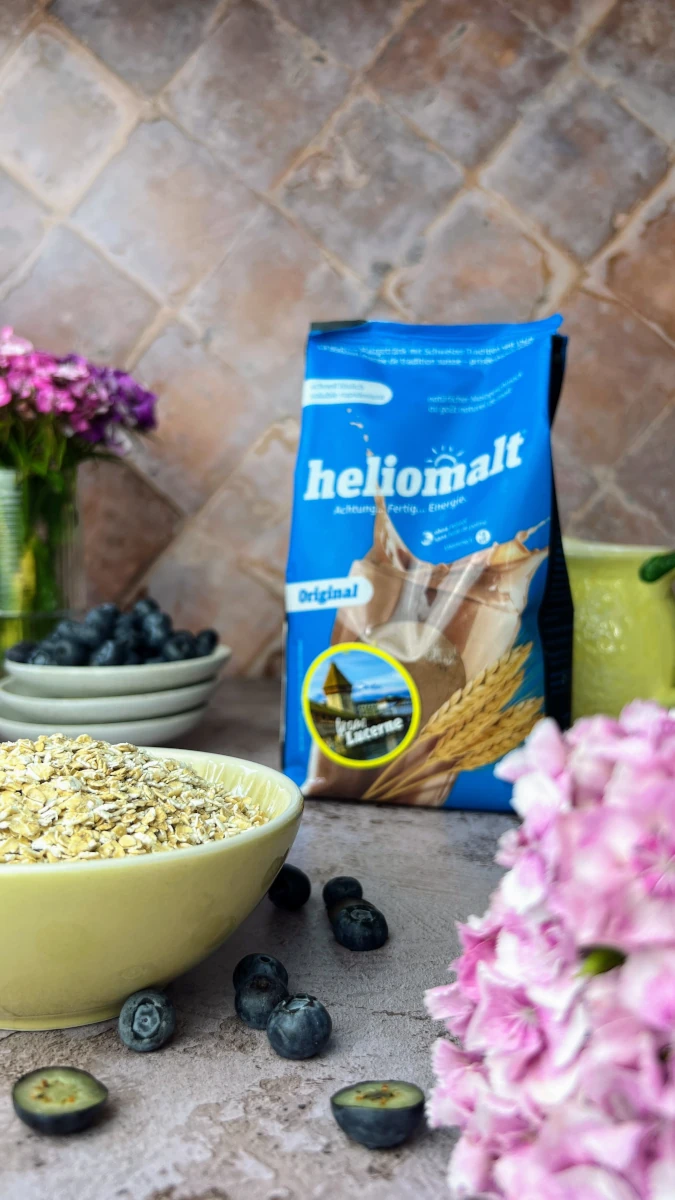 Heliomalt-Blaubeer Porridge 