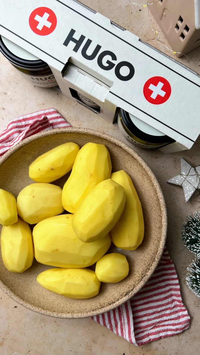 Raclette-Rösti mit Essiggemüse 