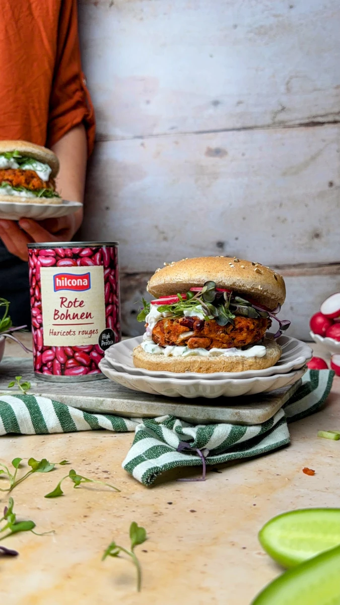 Rote Bohnen Burger 