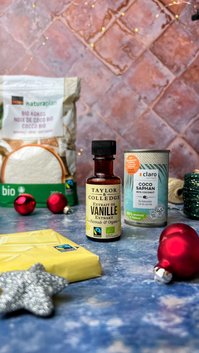 Kokos-Schneeflocken Cupcakes 