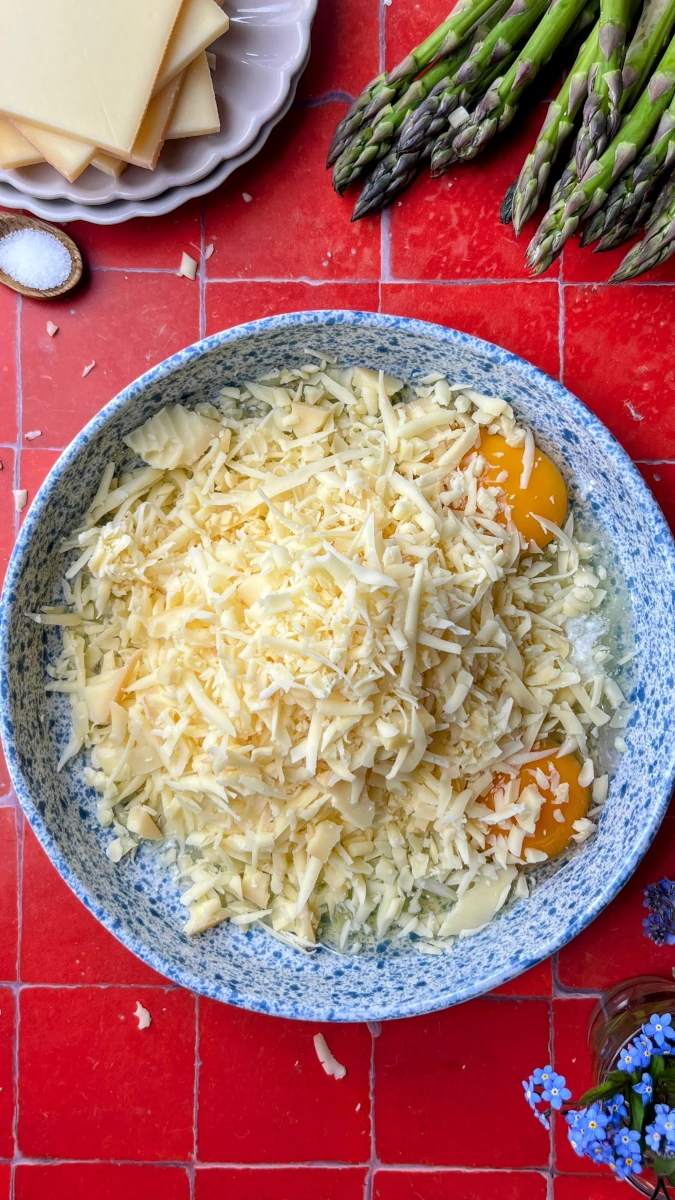 Raclette-Spargel Quiche Raclette-Spargel Quiche