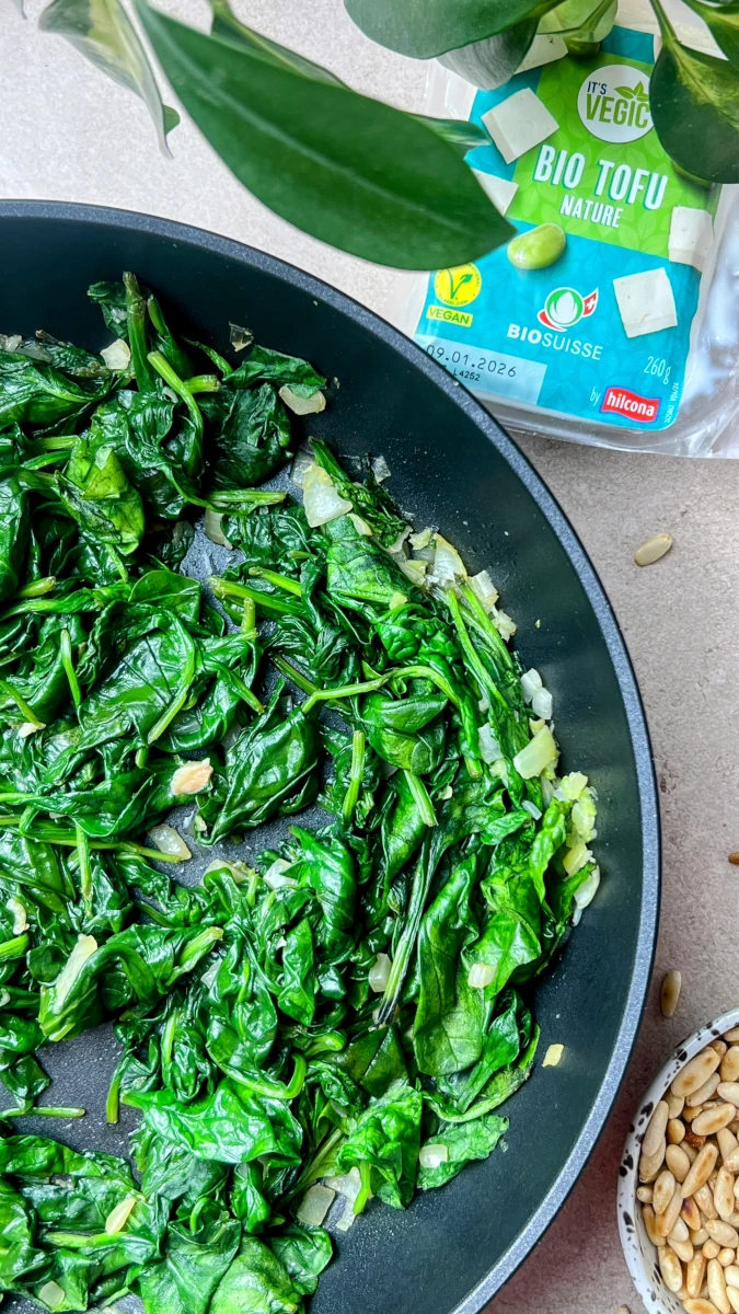 Spinat-Tofu Wäihe 
