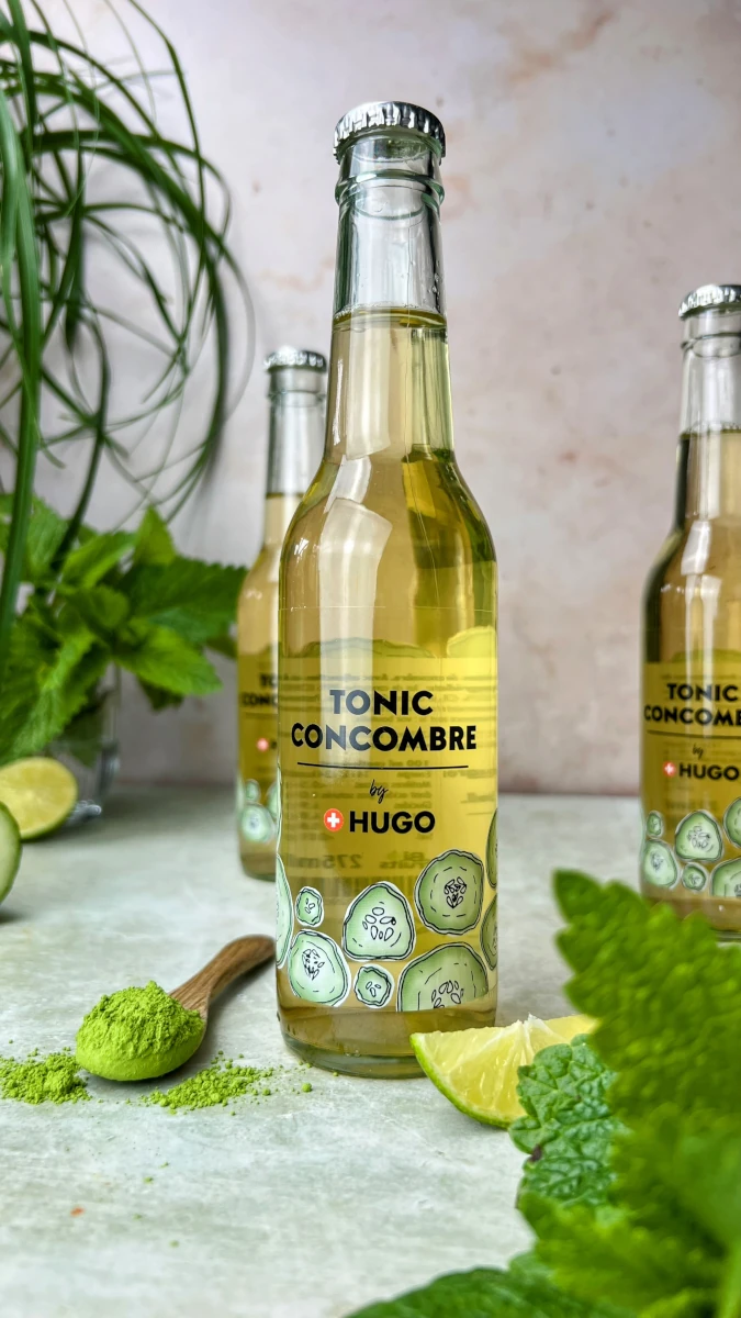 Erfrischender Gurken-Matcha Tonic Erfrischender Gurken-Matcha Tonic