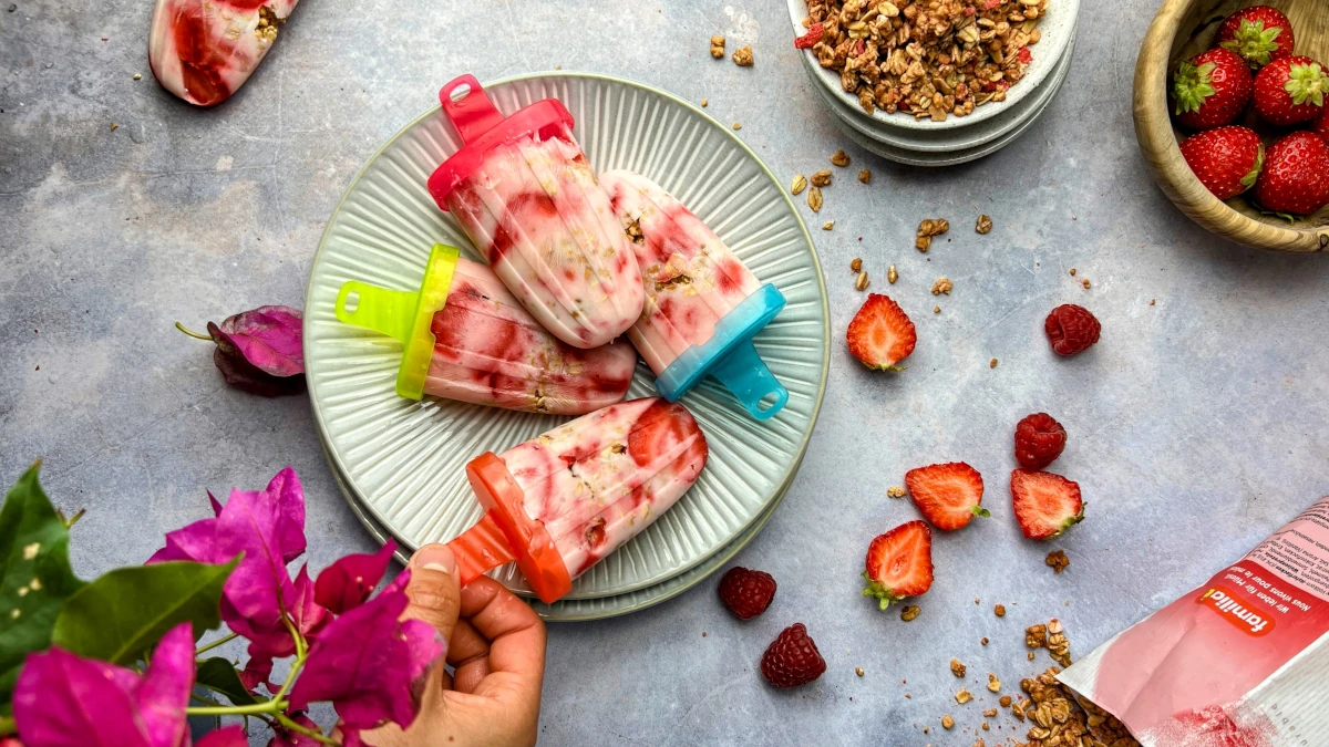 Müesli-Popsicles Müesli-Popsicles