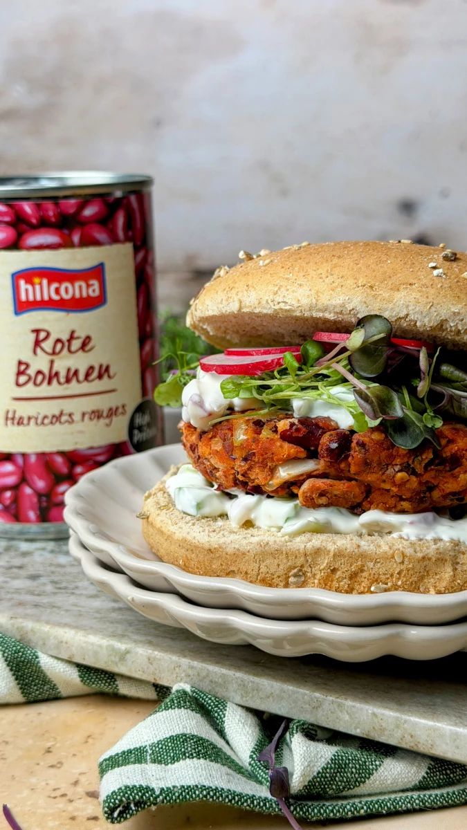 rote Bohnen Burger 