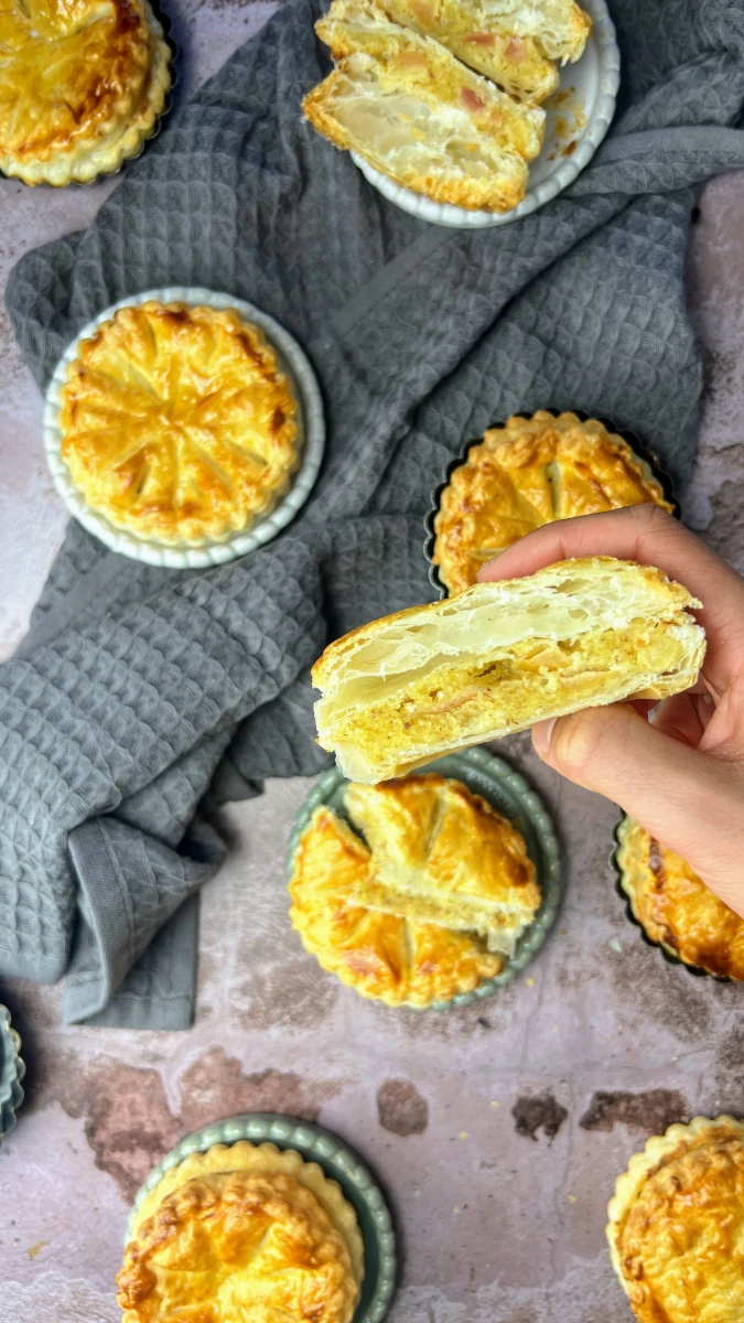 Galettes des Rois mit Apfel 