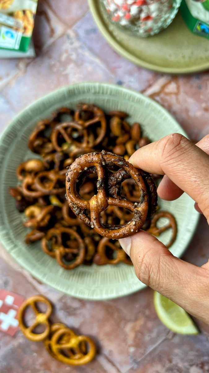 "Game Day Snacks Part 1"  Süss-salziger Apero-Mix  Rezept 