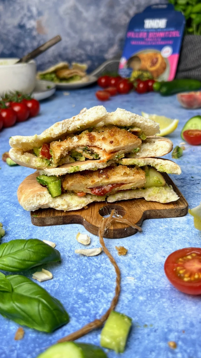 Schnitzel Pita mit Sommerfeeling 