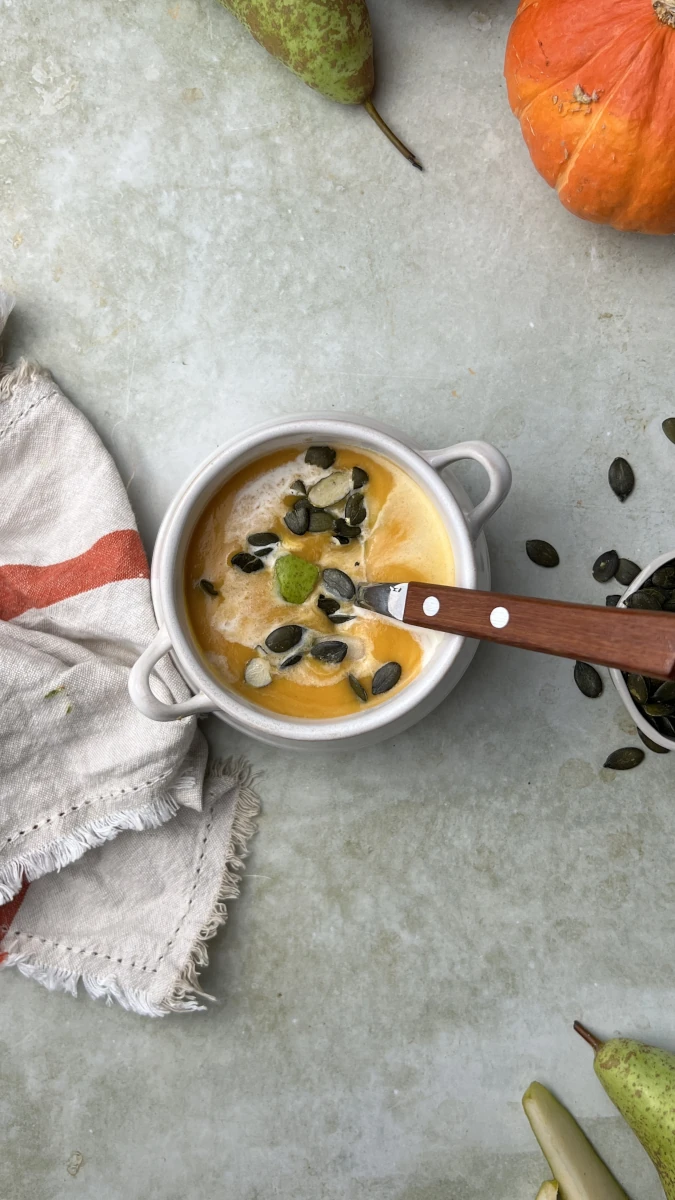 Kürbis-Birnensuppe 