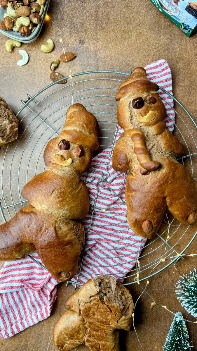 Lebkuchen-Grittibänze 