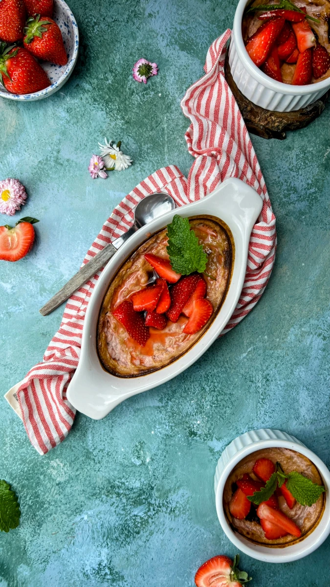 Erdbeer-Protein Cheesecake 
