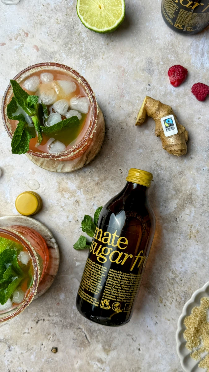 Rhabarber-Mate Spritz