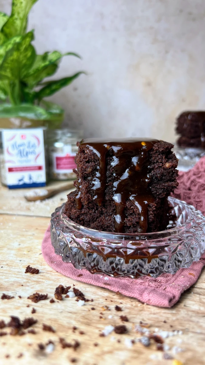 Spicy Salted Caramel Brownies 